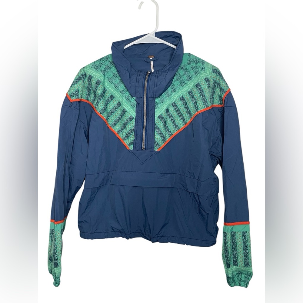 Free People Quinn Over Sized Packable Pullover Windbreaker- Women’s XS